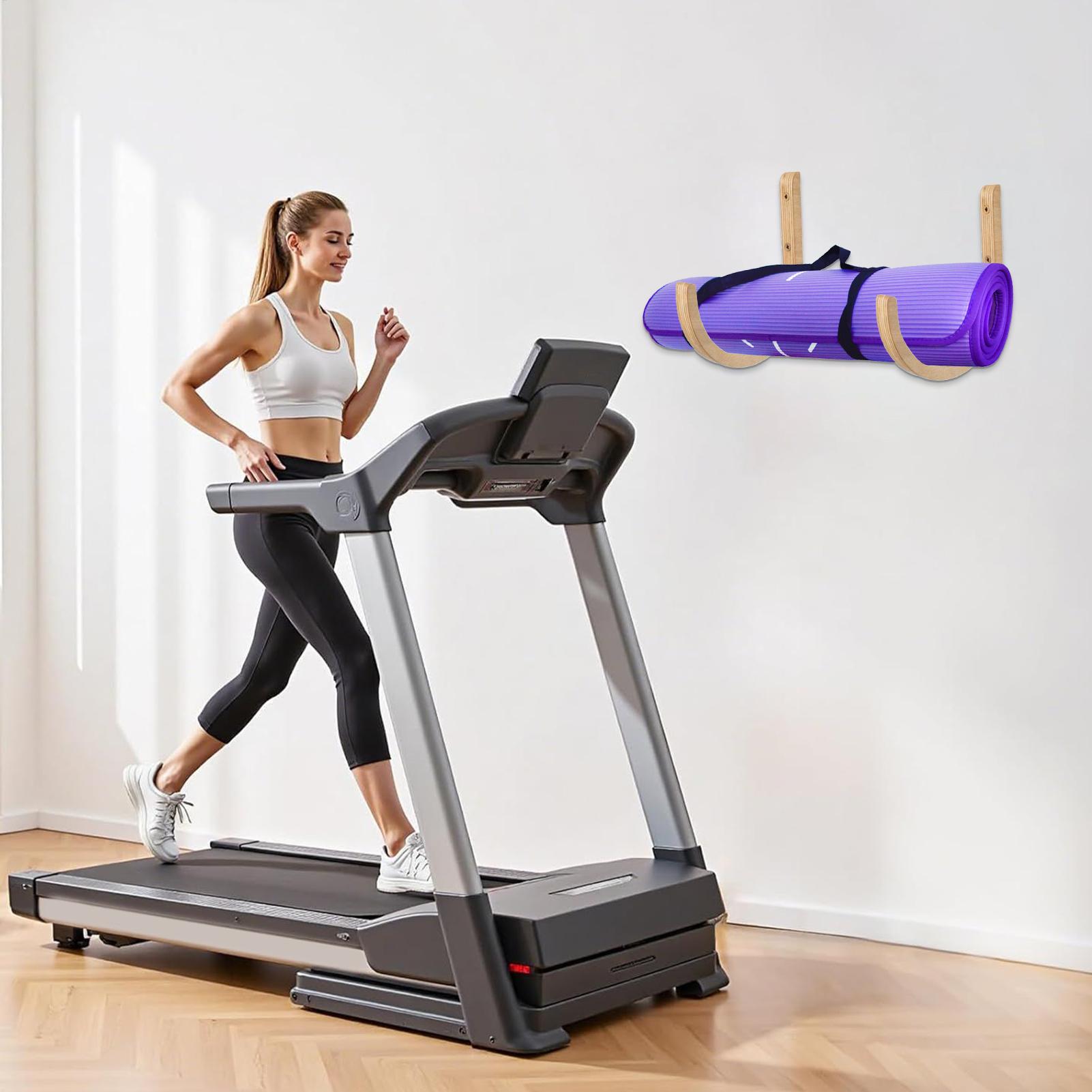 Home Gym Folding Rack - Yoga Mat Storage Rack 2 Pieces