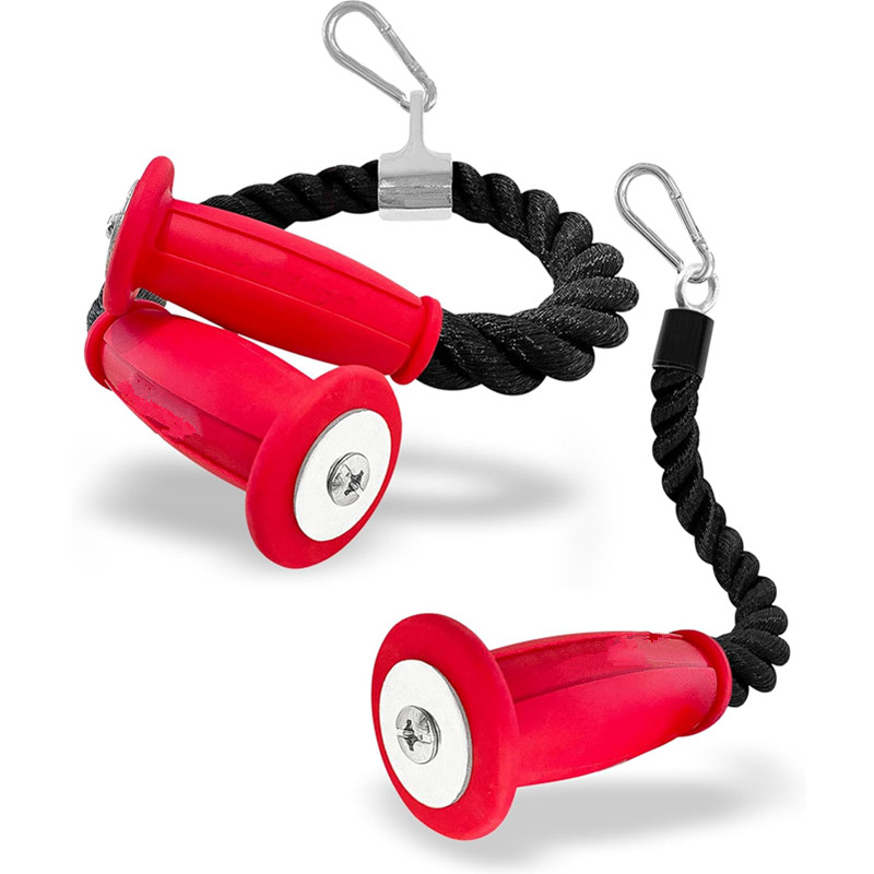 Home Gym Simple - Ergonomic Tricep Ropes Non-Slip Cable Attachment