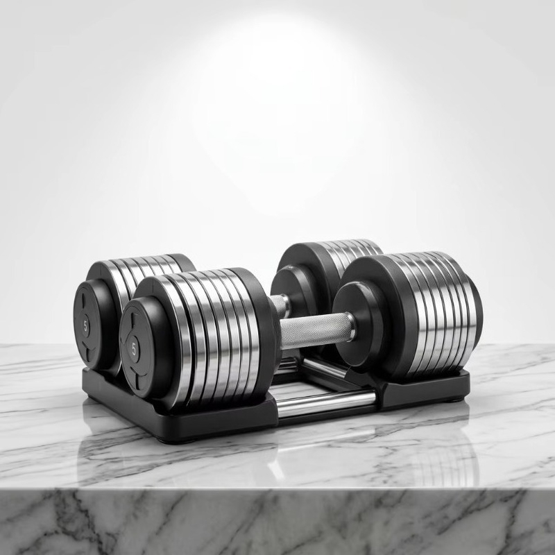 Home Gym Equipment Set - Newly Designed Free Weight Electroplated Adjustable