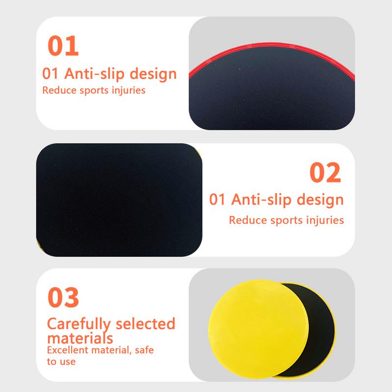 Gliding Disc Slider - Fitness Core Slider Pilates Exercise Gliding
