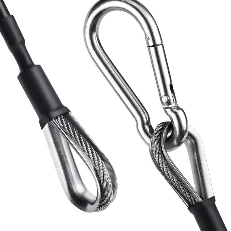 Home Gym Leg Extension Machine - 1/2Pcs Gym Cable Extension Compatible with