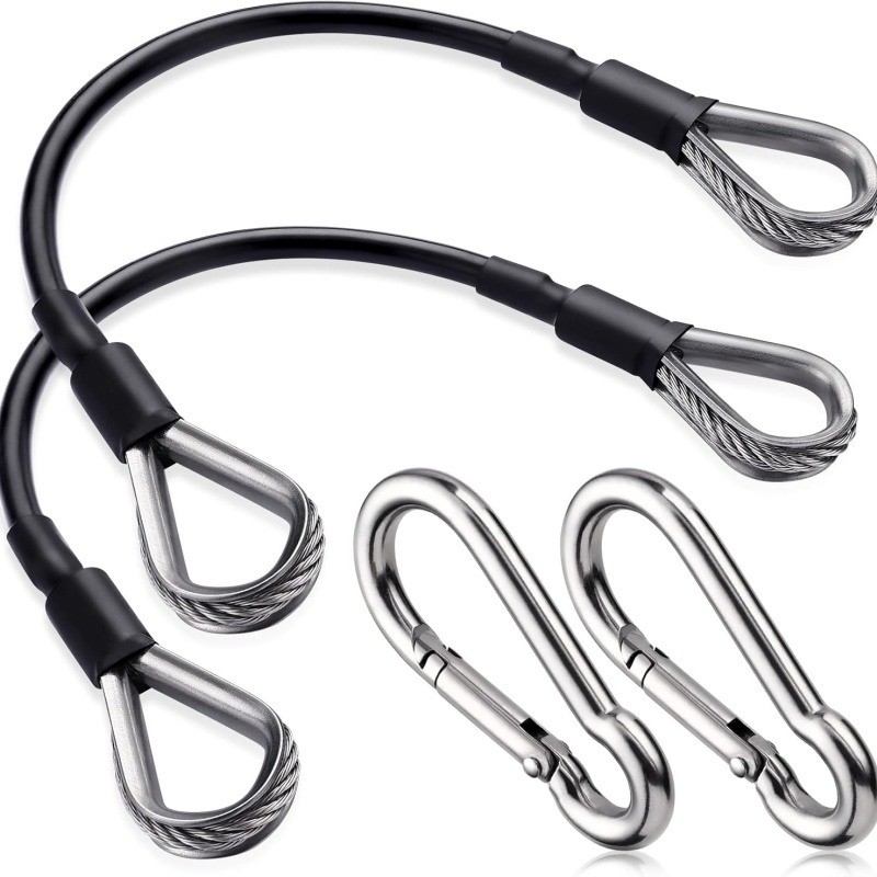 Home Gym Leg Extension Machine - 1/2Pcs 25cm Gym Cable Extension Compatible