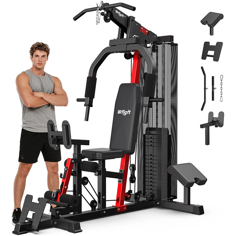 Home Gym Leg Extension Machine - Pooboo Home Gym Workout Equipment 148