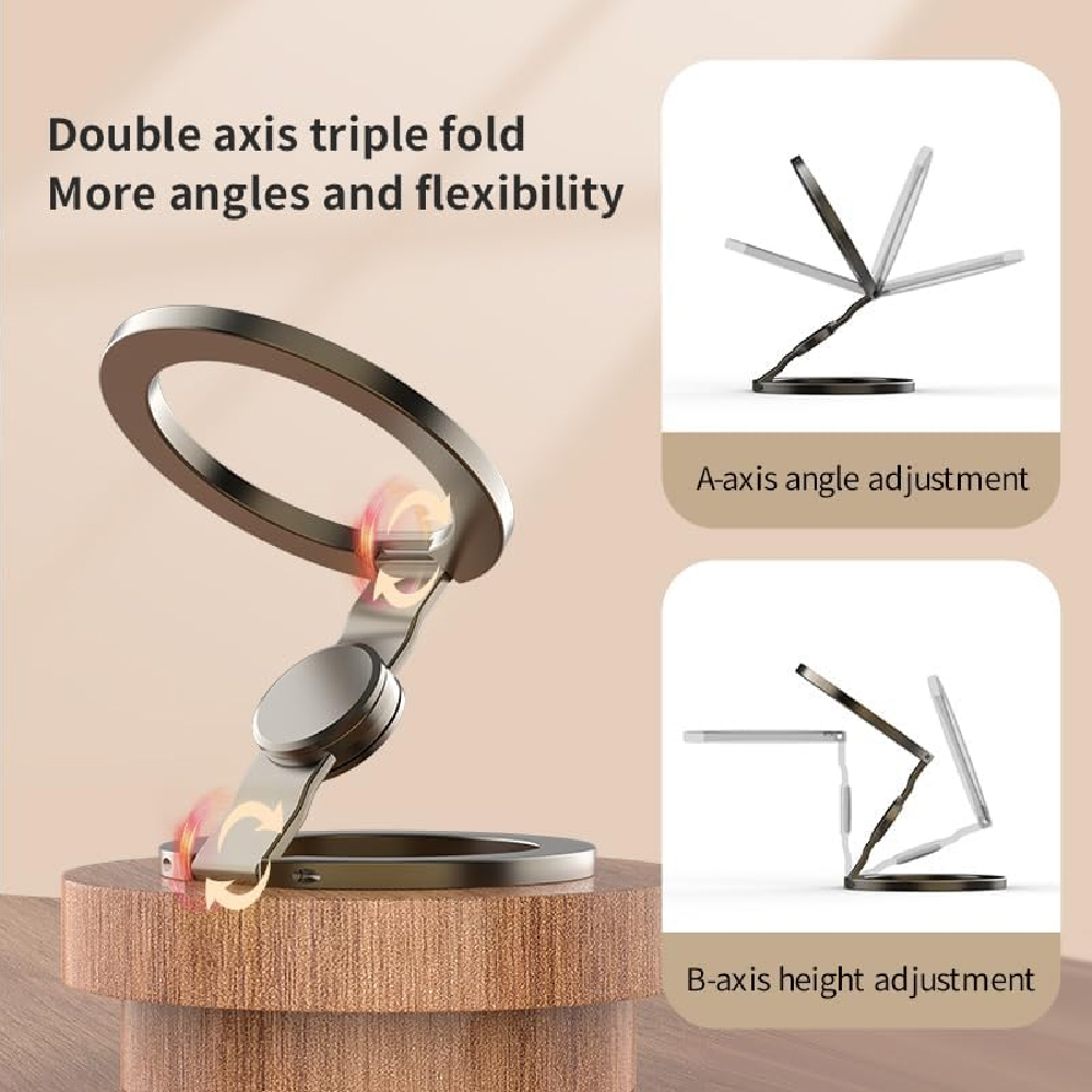 1PC Magnetic Phone Holder Fold - огляд і ціна Home Gym Foldable