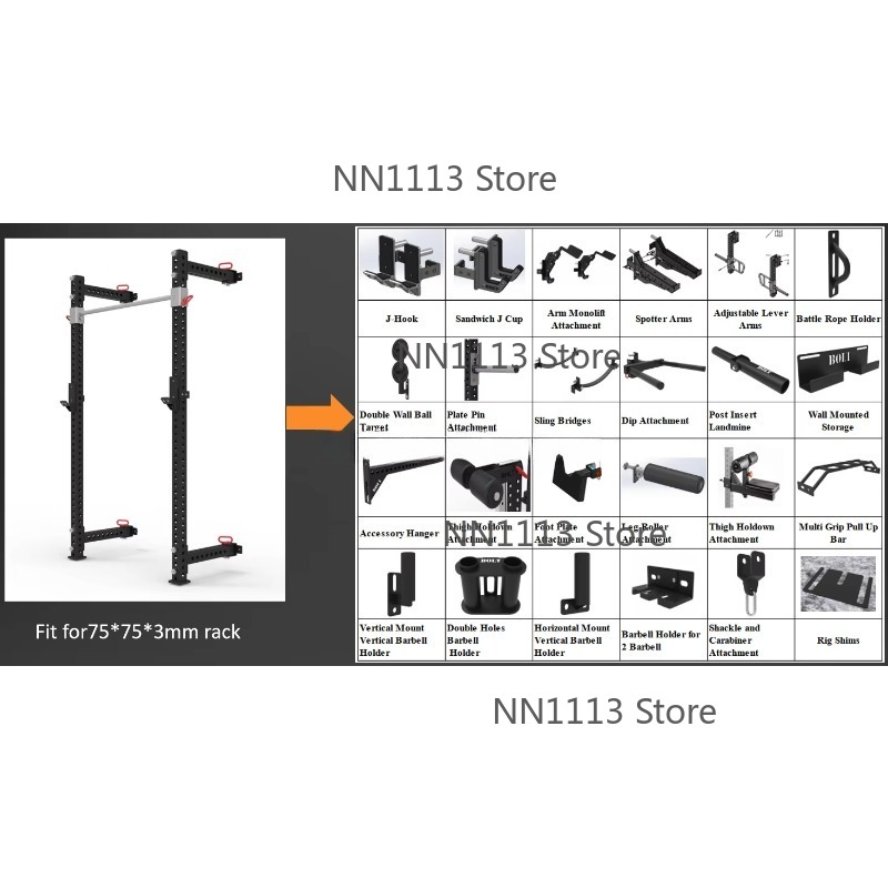 W6301 Gym Equipment 41.5'' Fol - огляд і ціна Home Gym Folding Rack