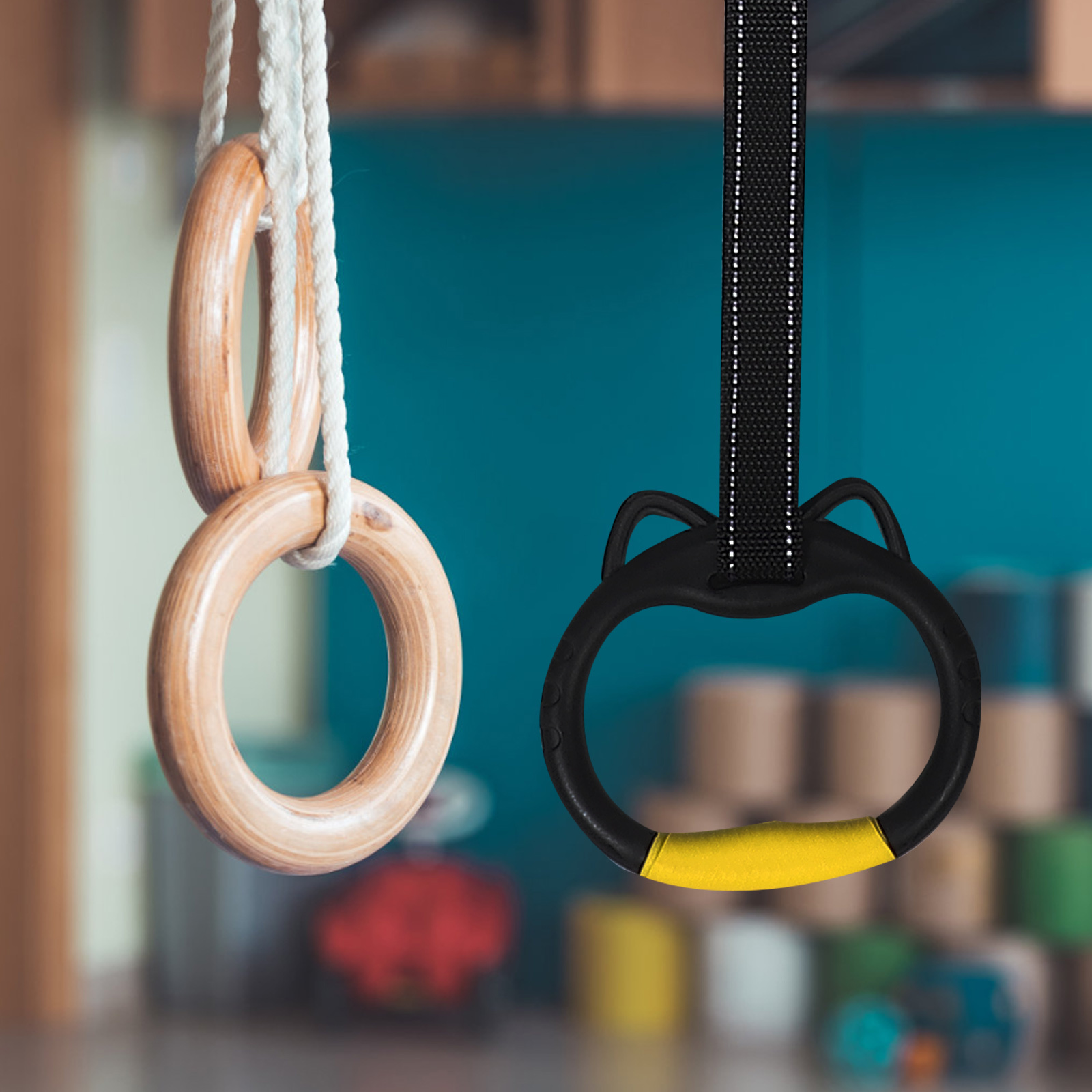 1 set 1 Set Gymnastics Rings F - огляд і ціна Home Gym Equipment Set