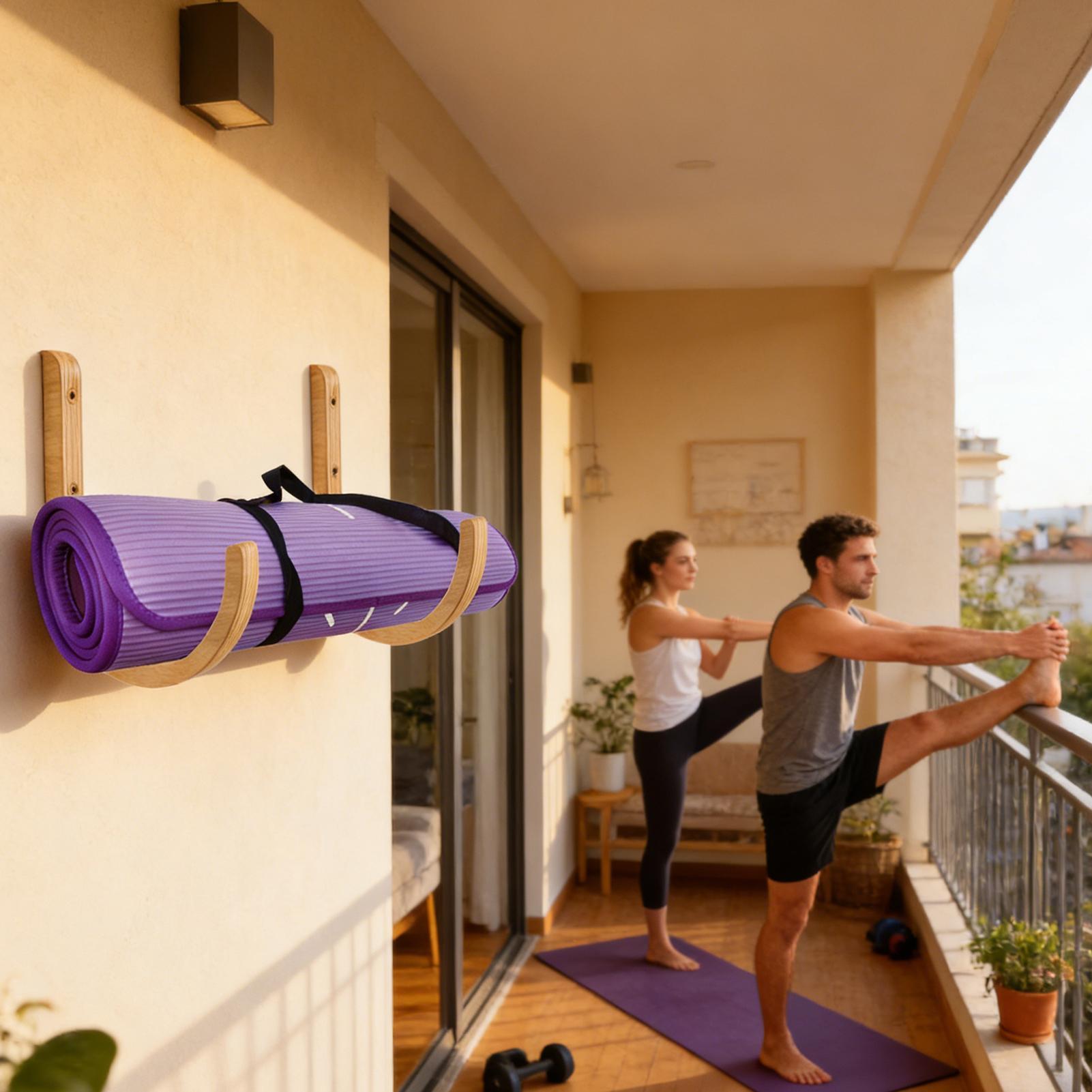 Yoga Mat Organizer 2 Pieces Wo - огляд і ціна Home Gym Folding Rack
