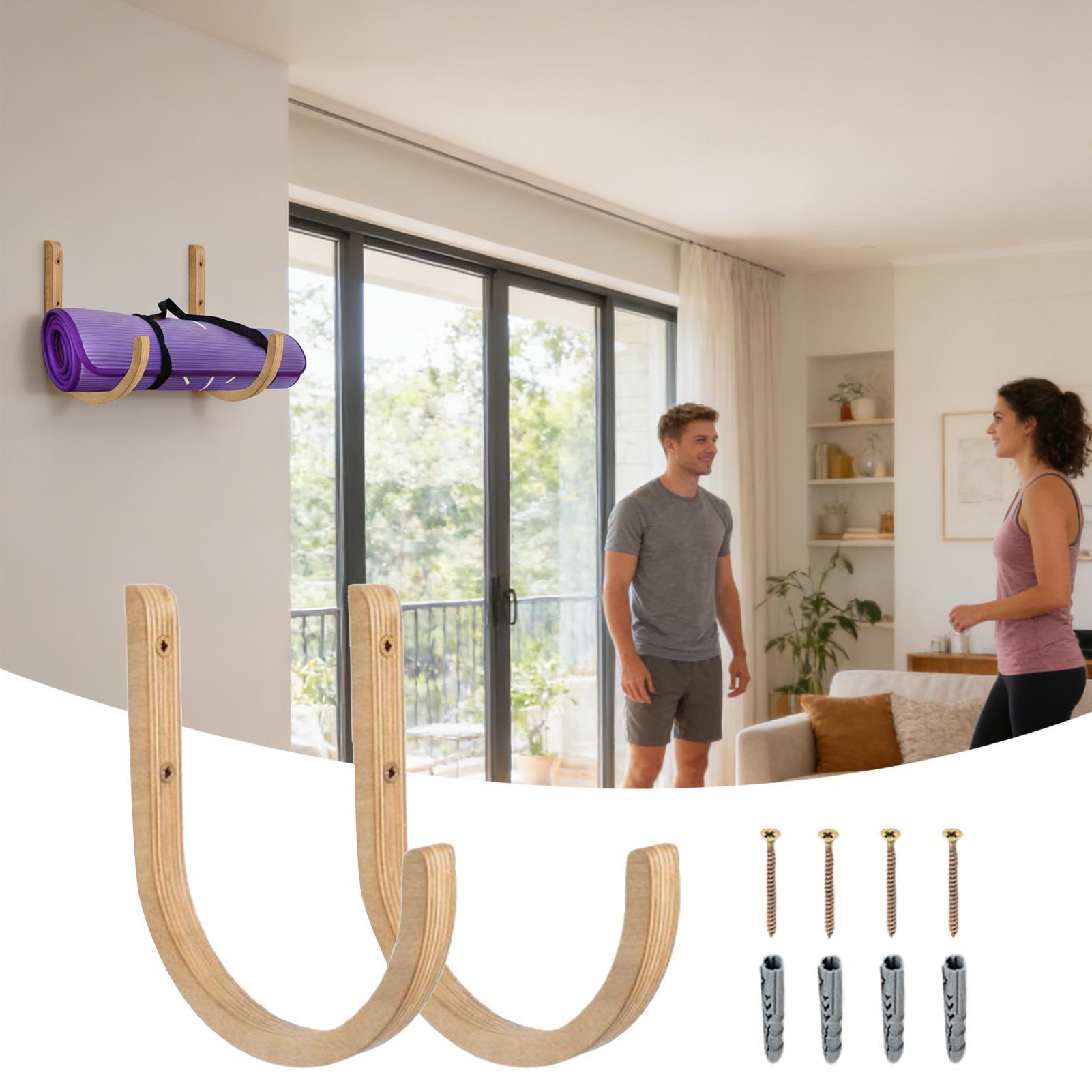 Yoga Mat Organizer 2 Pieces Wo - огляд і ціна Home Gym Folding Rack