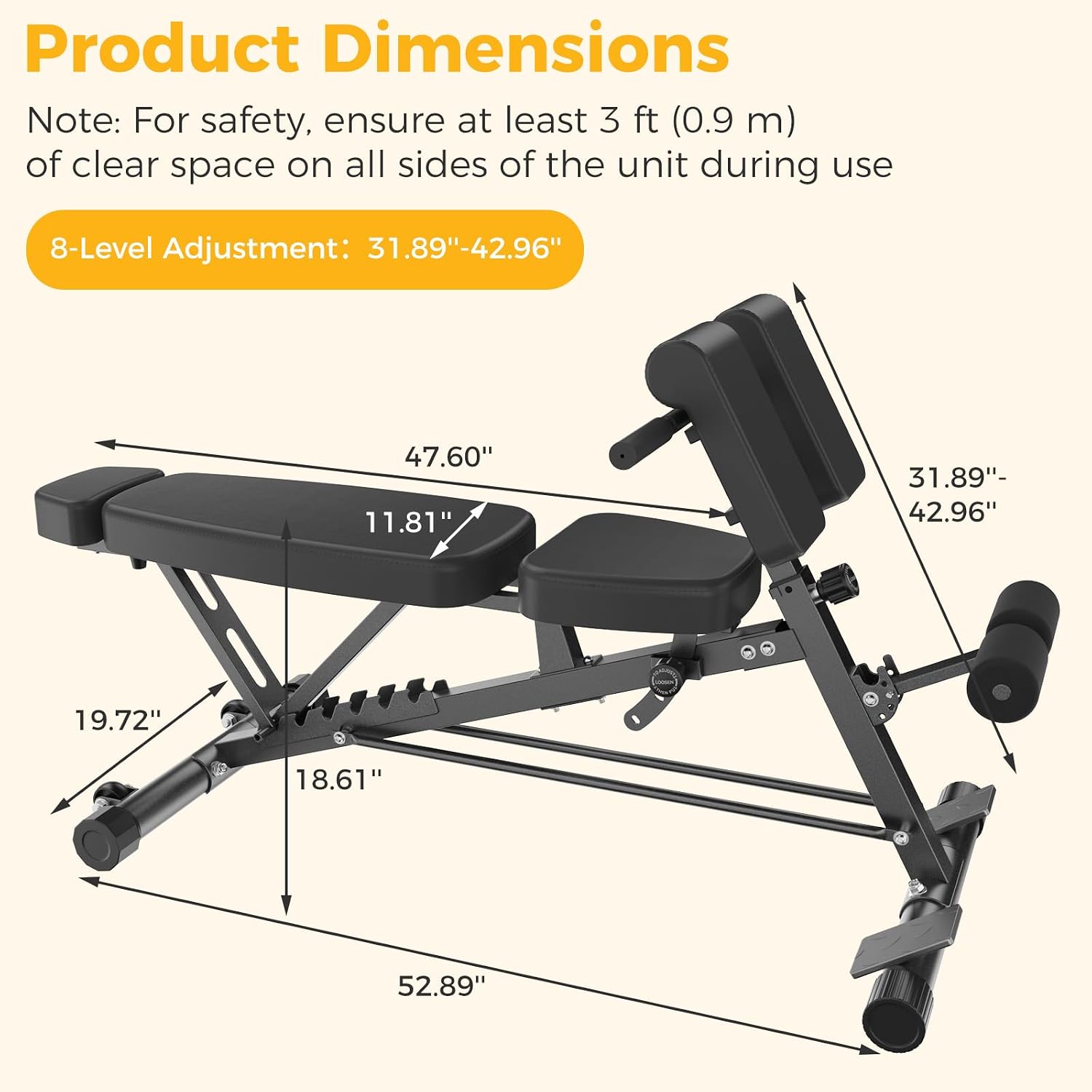 Adjustable Weight Bench For Ho - огляд і ціна Home Gym Leg Extension Machine