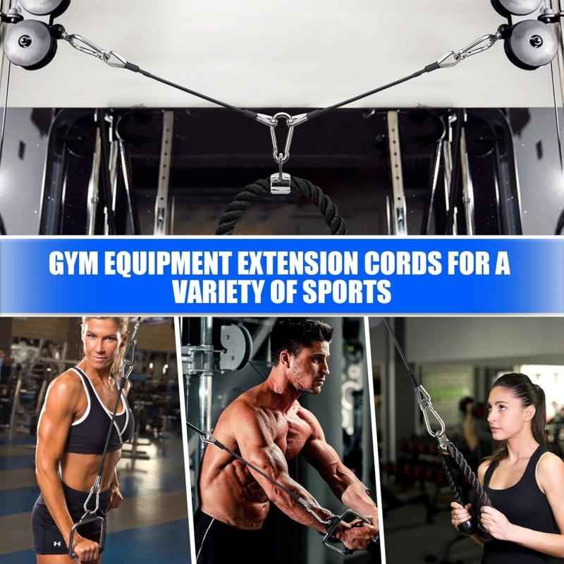 1/2 pcs gym cable extension co - огляд і ціна Home Gym Leg Extension Machine