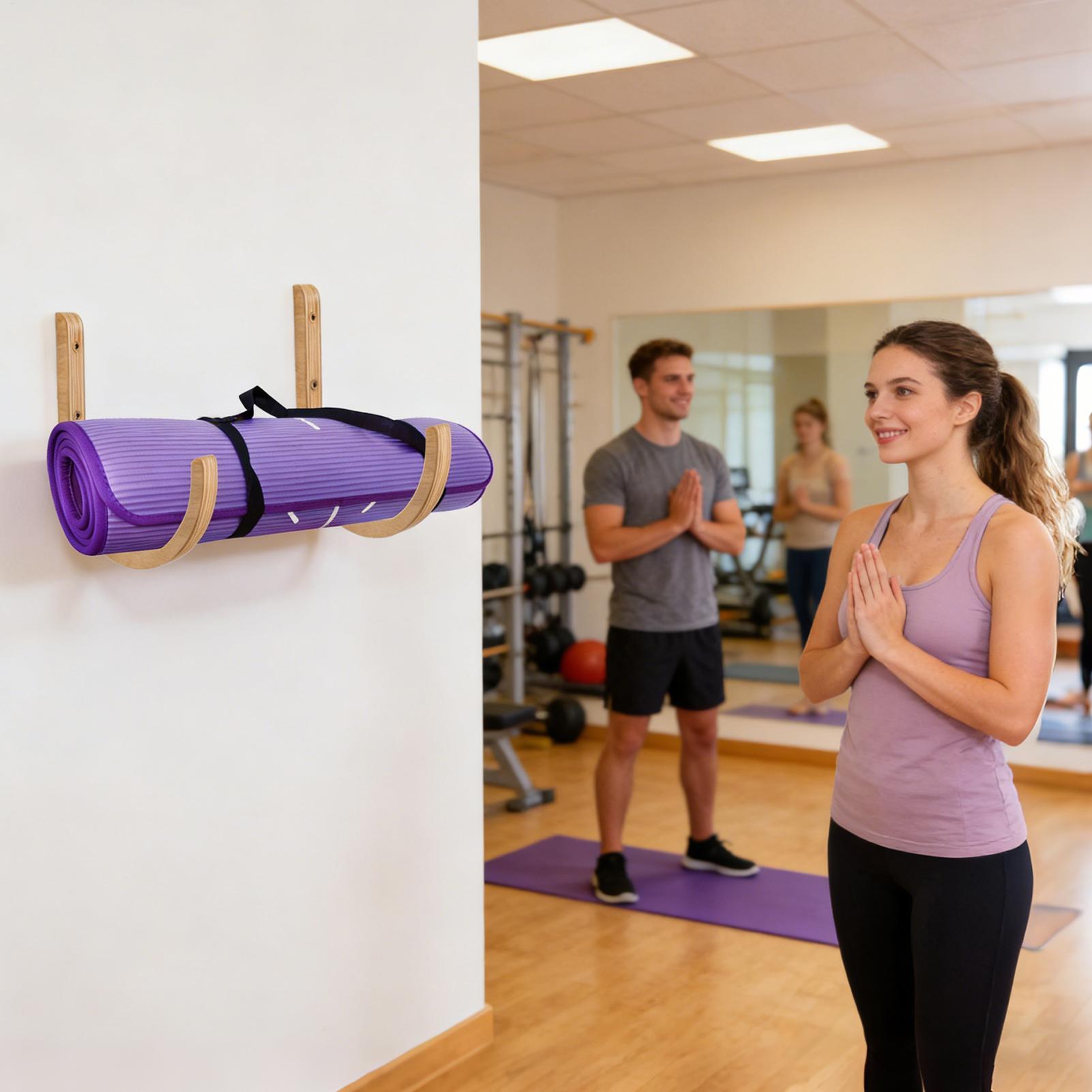 Yoga Mat Storage Rack 2 Pieces - огляд і ціна Home Gym Folding Rack