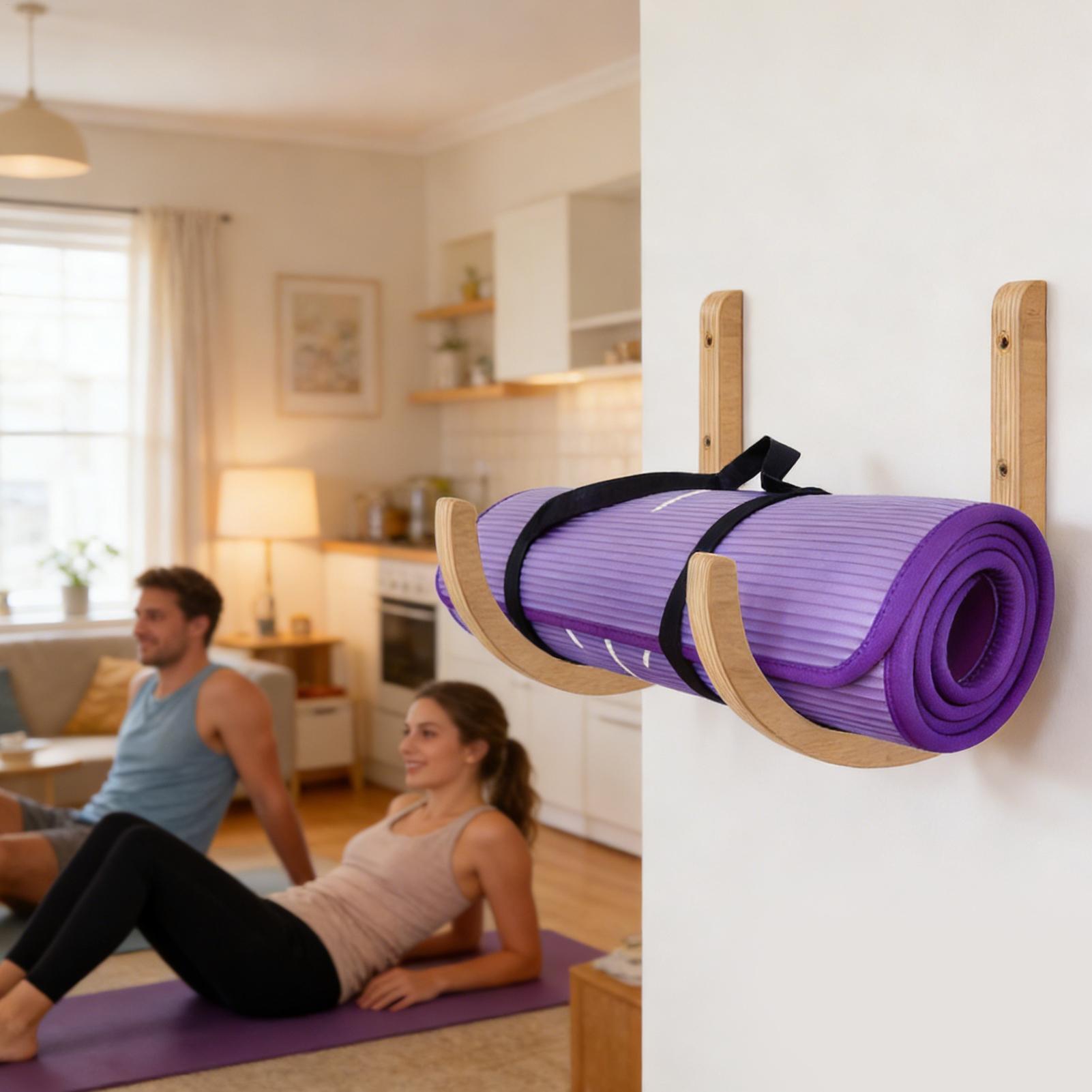 Yoga Mat Storage Rack 2 Pieces - огляд і ціна Home Gym Folding Rack