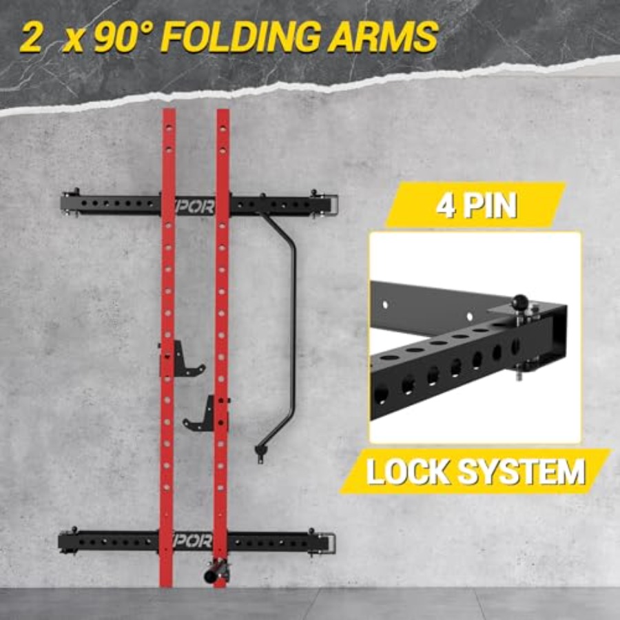 Home gym folding squat rack: s - огляд і ціна Home Gym Folding Rack
