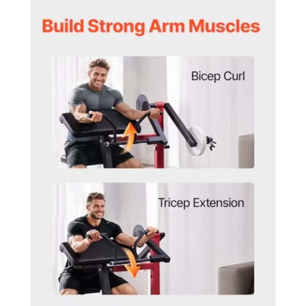 2-in-1 Preacher Curl Machine S - огляд і ціна Home Gym Leg Extension Machine