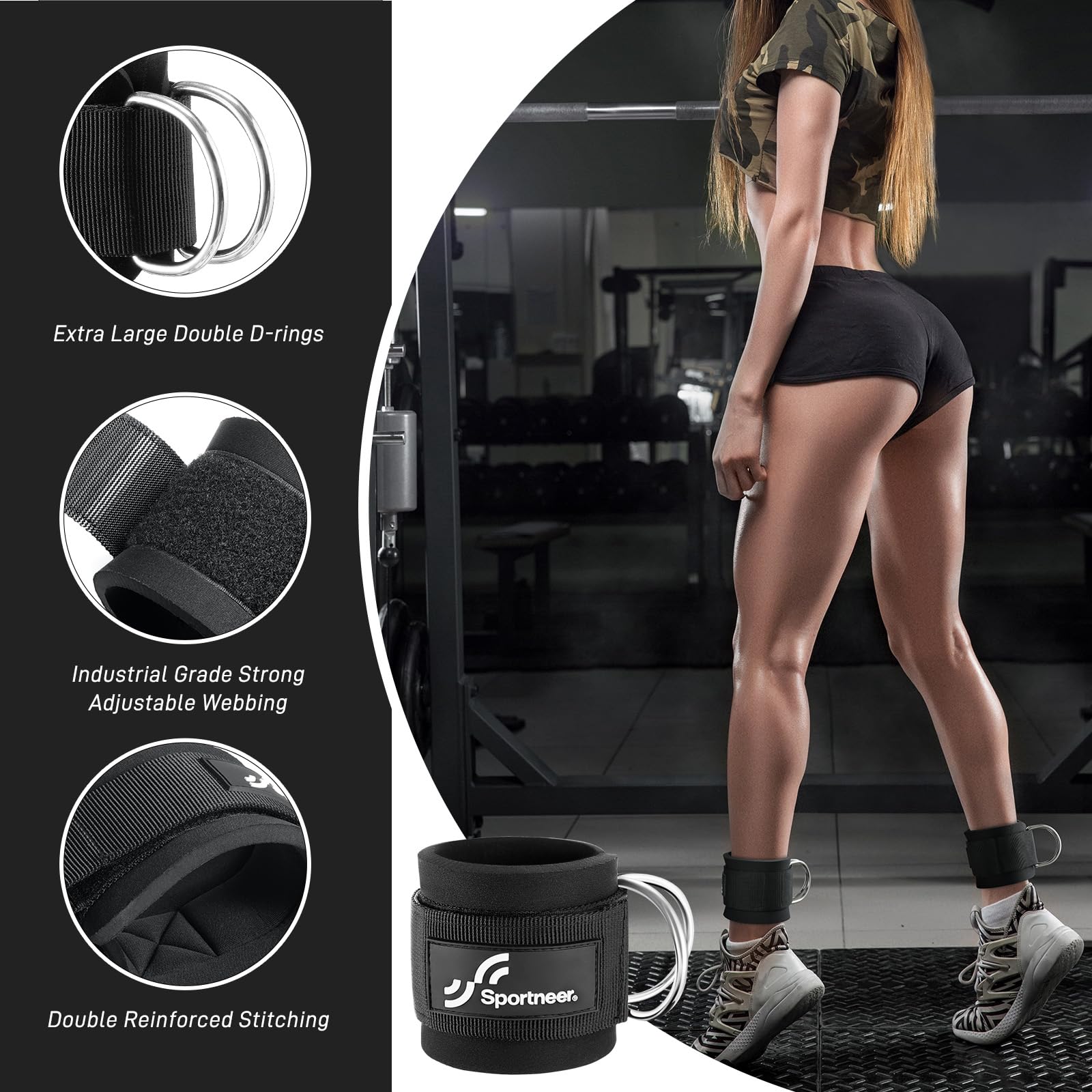 Sportneer Adjustable Ankle Str - огляд і ціна Home Gym Leg Extension Machine
