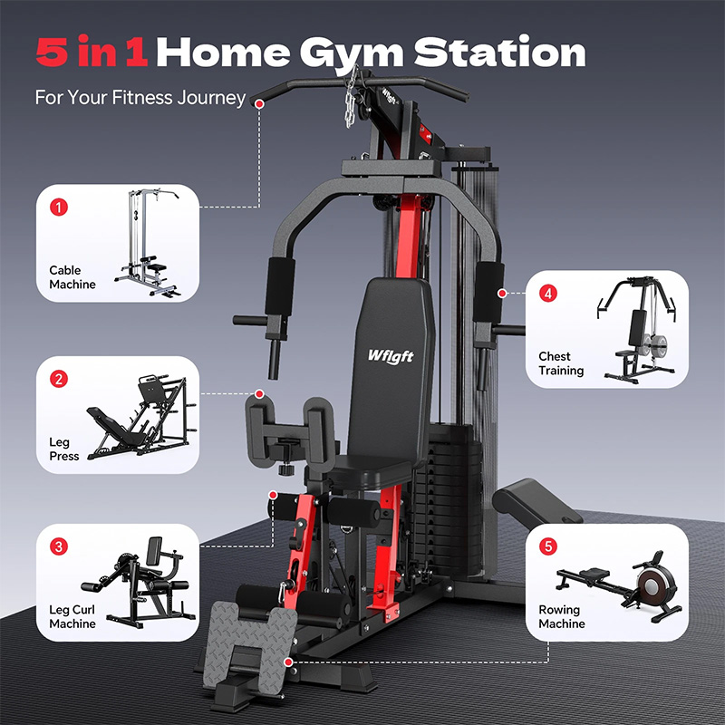 Pooboo Home Gym Workout Equipm - огляд і ціна Home Gym Leg Extension Machine