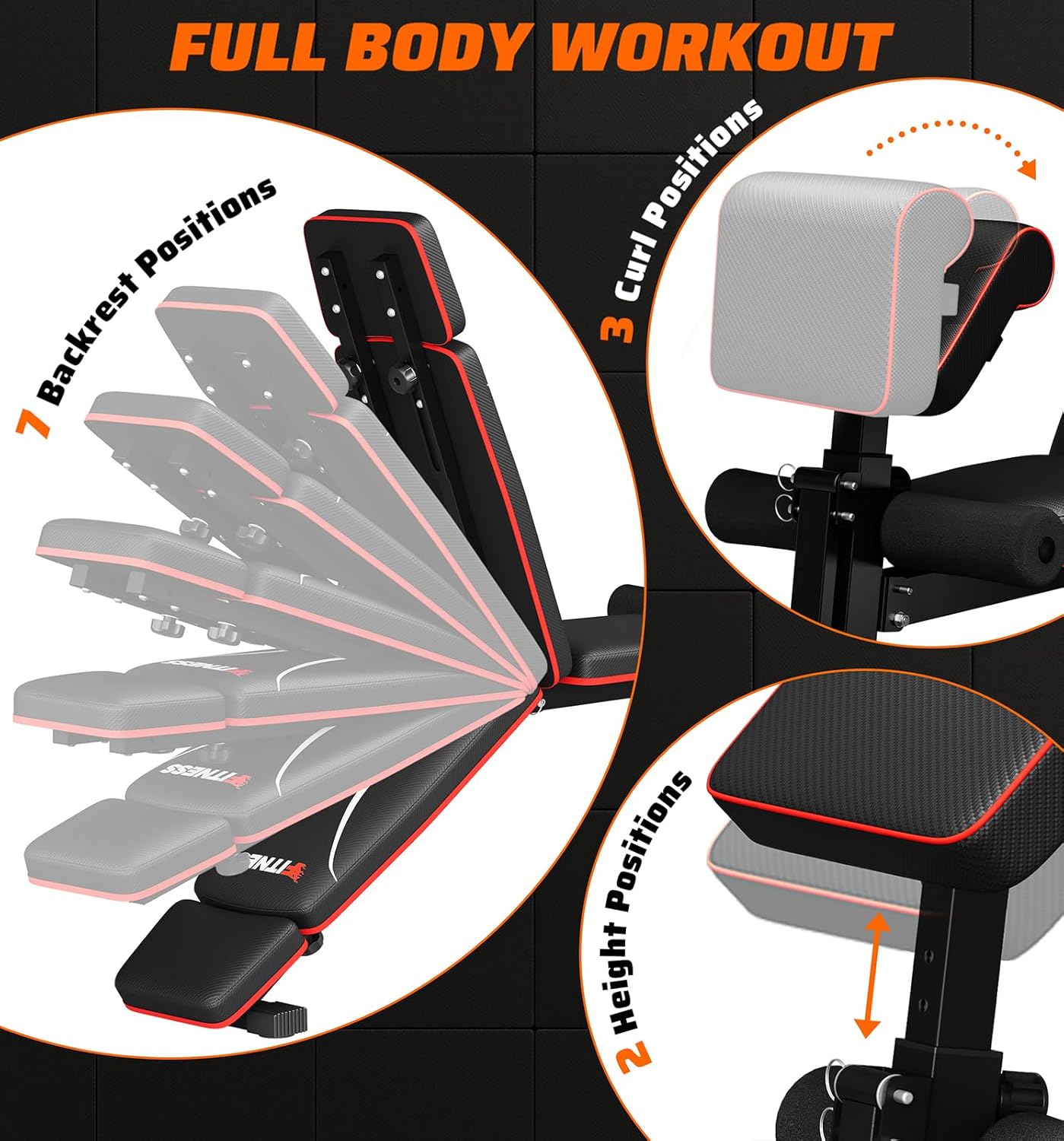 Home Gym Foldable Weight Bench - огляд і ціна Home Gym Foldable