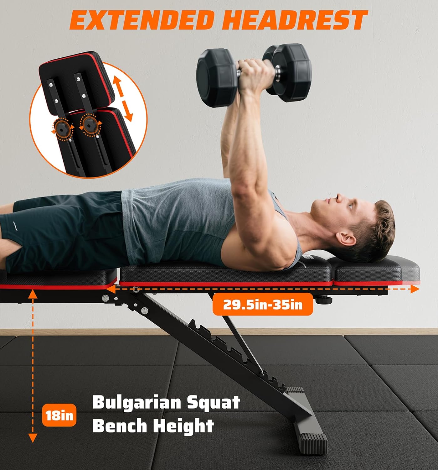 Home Gym Foldable Weight Bench - огляд і ціна Home Gym Foldable